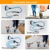 3 Dog Leash Traction Rope Walking Training Lead with Padded Handle