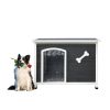 Large Wooden Dog House; Outdoor Waterproof Dog Cage; Windproof and Warm Dog Kennel Easy to Assemble