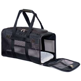 Sherpas Pet Trading Company Original Deluxe Pet Carrier Black Medium