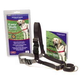 PetSafe Easy Walk Dog Harness Black; Silver Large