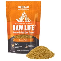 Koha Dog Cat Grain Free Raw Freeze Dried Topper Chicken 8Oz