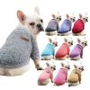 Bulldog Puppy Cat Pet Clothes Hoodies Two-legged Clothing Knitting Wool Small And -sized Dogs Clothes