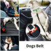 Adjustable Pet Cat Dog Car Seat Belt Pet Seat Vehicle Dog Harness Lead Clip Safety Lever Traction Dog Collars Dogs Accessoires; Dog seat belt