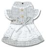 Touchdog 'I love Poochi' Classical Fashion Plaid Dog Dress