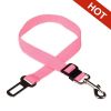 Adjustable Pet Cat Dog Car Seat Belt Pet Seat Vehicle Dog Harness Lead Clip Safety Lever Traction Dog Collars Dogs Accessoires; Dog seat belt