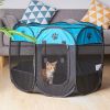 Folding Dog House Octagonal Cage Pet Cage Portable Pet Tent Large Dogs House