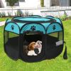 Folding Dog House Octagonal Cage Pet Cage Portable Pet Tent Large Dogs House