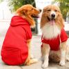 Pet Hoodie For Small Medium Large Dogs; Soft Fleece Dog Clothes With Hat & Pocket; Pet Winter Apparel