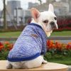 Bulldog Puppy Cat Pet Clothes Hoodies Two-legged Clothing Knitting Wool Small And -sized Dogs Clothes