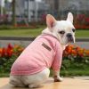 Bulldog Puppy Cat Pet Clothes Hoodies Two-legged Clothing Knitting Wool Small And -sized Dogs Clothes