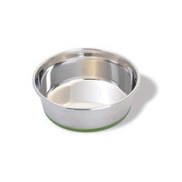 Van Ness Plastics Stainless Steel Dog Bowl Silver Medium (Material: Steel, Color: Silver)